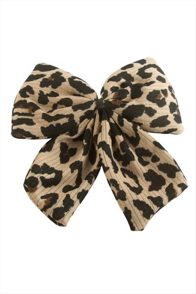 Leopar Desenli Fiyong Otomatik Toka 14 cm