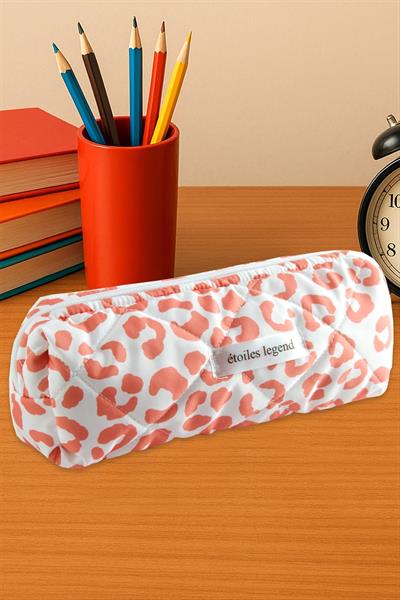 Leopar Desenli Kalem Kutusu