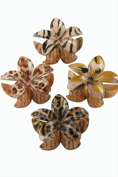 Leopar Desenli Lotus Mandal Toka 8 cm