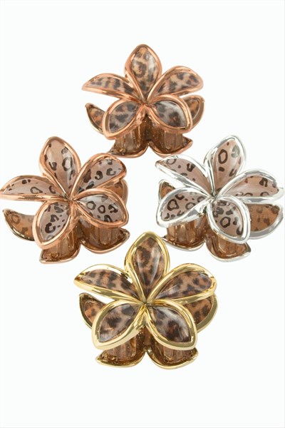 Leopar Desenli Lotus Mandal Toka 8 cm