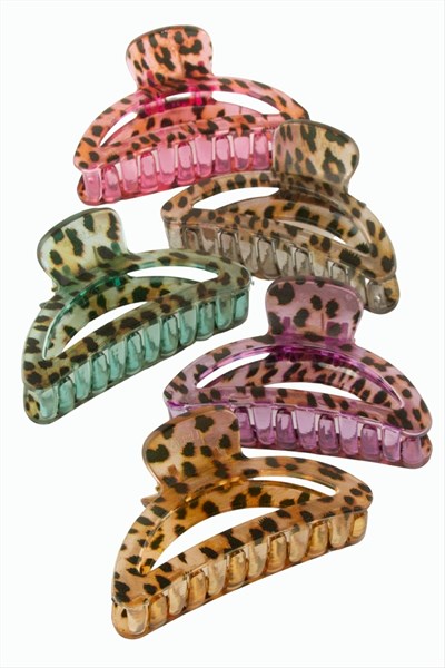 Leopar Desenli Oval Mandal Toka 8 cm