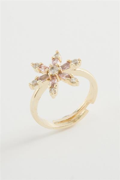 Lotus Zirkon Taşlı Yüzük