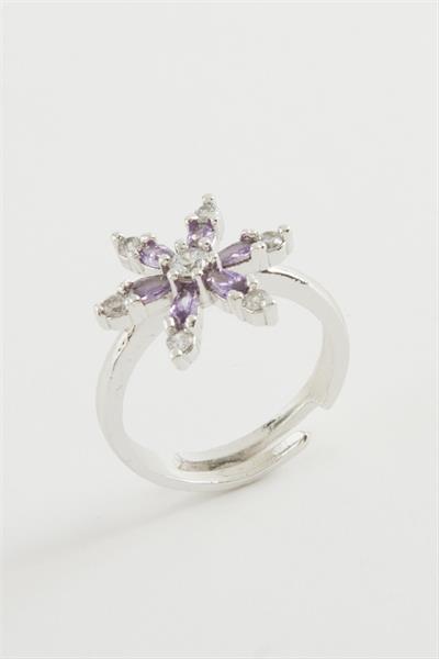 Lotus Zirkon Taşlı Yüzük