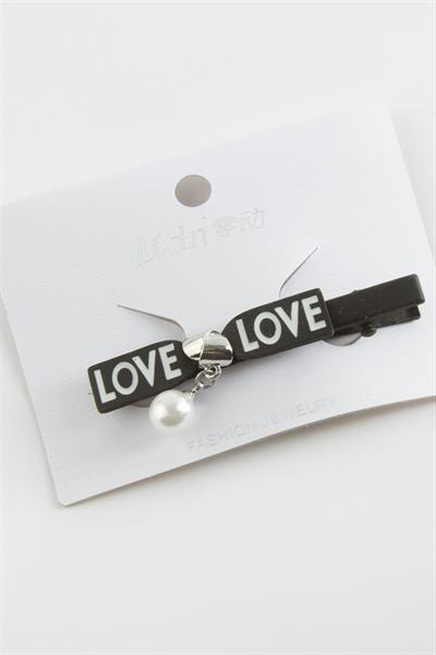Love Yazılı İnci Pens Toka