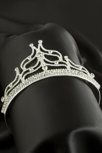 Lüks Taşlı Gelin Tacı