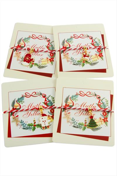 Makrome Yılbaşı Bilekliği