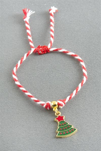 Makrome Yılbaşı Bilekliği