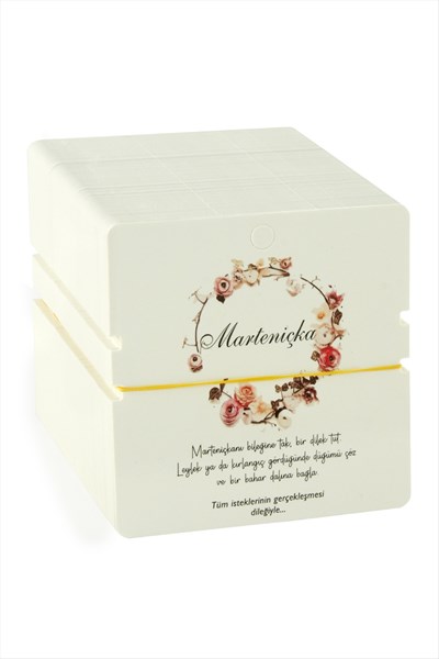 Marteniçka Bileklik Kartı
