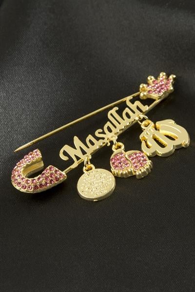 Maşallah Yazılı Broş