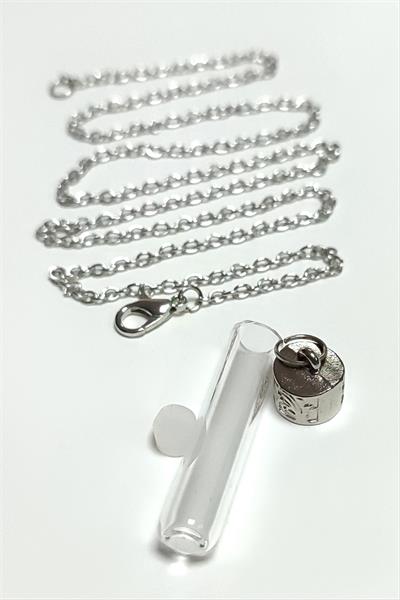 Metal Kapaklı Boş Fanus Canlı Kolye