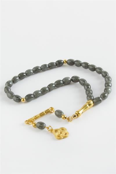 Mısır Kesim Cam Taş Tesbih 7 mm