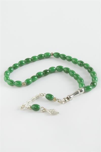 Mısır Kesim Cam Taş Tesbih 7 mm