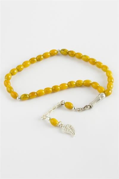 Mısır Kesim Cam Taş Tesbih 7 mm