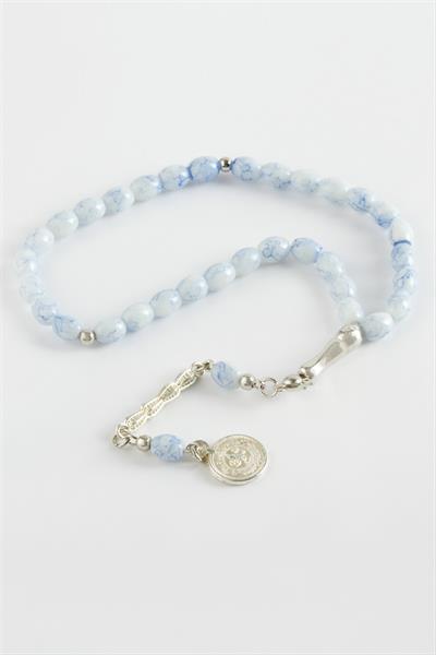 Mısır Kesim Cam Taş Tesbih 7 mm