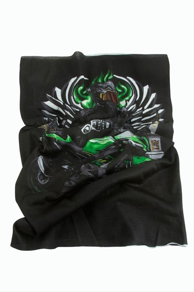 Motorcu Desenli Baff Boyunluk