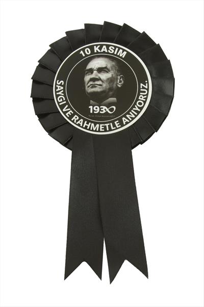 Mustafa Kemal Atatürk Yaka Rozeti Kokartı