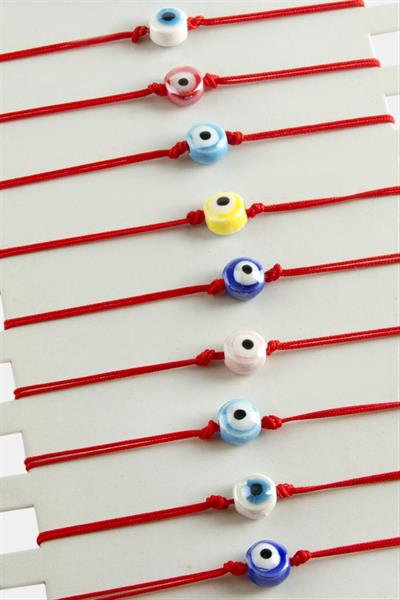 Nazar Cam İp Bileklik