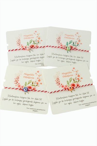 Nazar Cam Marteniçka İp Bileklik