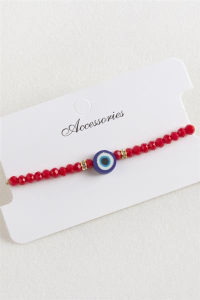 Nazar Kristal Makrome İp Bileklik