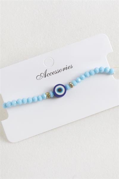 Nazar Kristal Makrome İp Bileklik