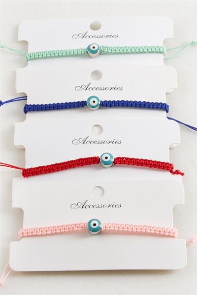 Nazar Makrome Örgülü Bileklik