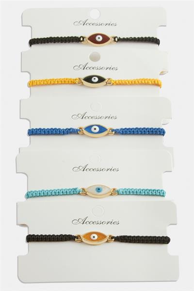 Nazar Makrome Örgülü Bileklik