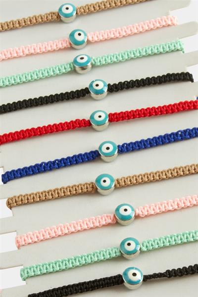 Nazar Makrome Örgülü Bileklik