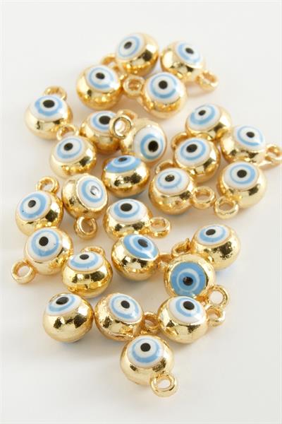 Nazar Tek Kulplu Mineli Bileklik ve Kolye Ucu Aparatı 1 Adet