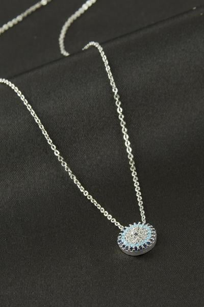 Nazar Zirkon Taşlı Kolye