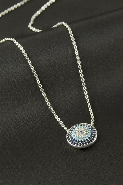 Nazar Zirkon Taşlı Kolye