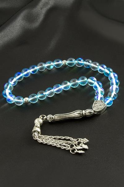 Neon Kuvars Doğaltaş Tesbih 8 mm