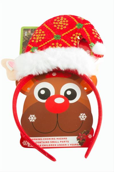 Noel Baba Şapkası Yılbaşı Taç