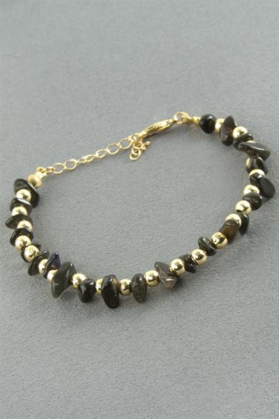 Onix Kırık Doğaltaş Bileklik