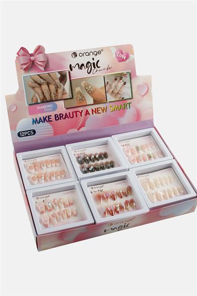 Orange 96 Adet Takma Tırnak Süsü