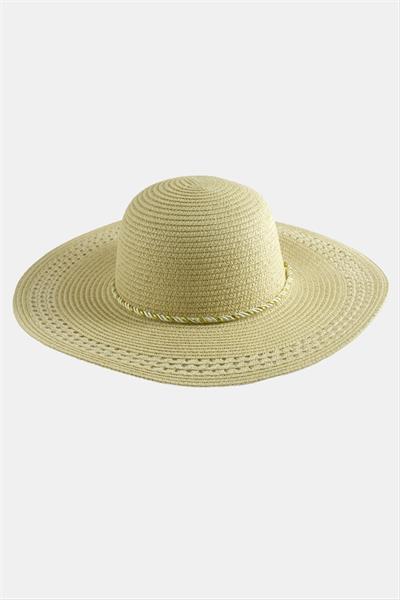Örgülü Hasır Şapka