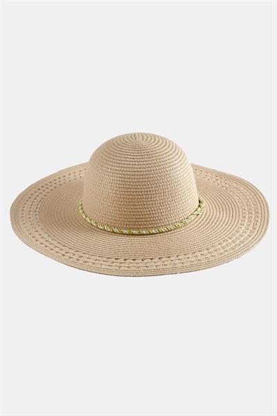 Örgülü Hasır Şapka