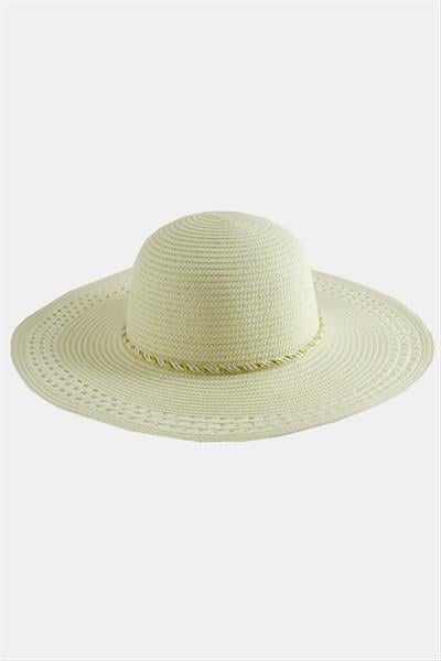 Örgülü Hasır Şapka