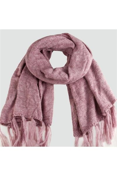 Örgülü İplik Kışlık Şal