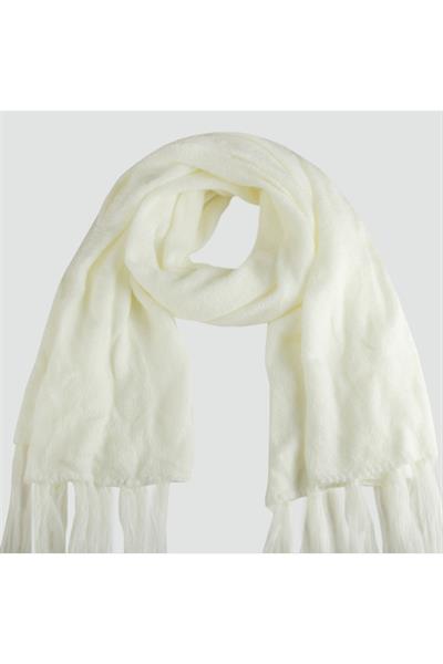 Örgülü İplik Kışlık Şal