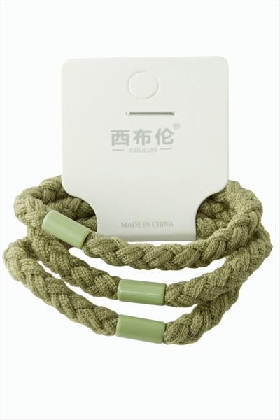 Örgülü Lastikli Toka 3 Adet 