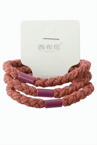 Örgülü Lastikli Toka 3 Adet 