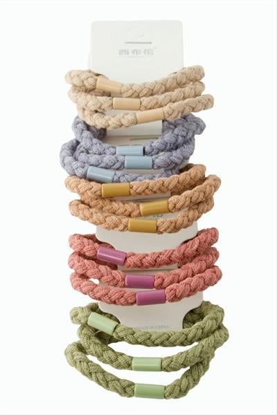 Örgülü Lastikli Toka 3 Adet 