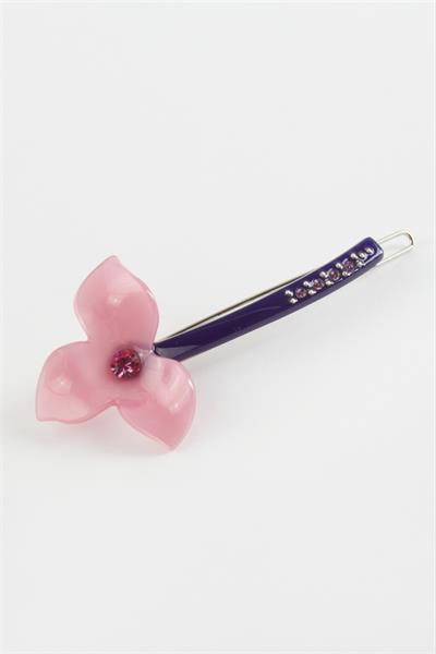 Orkide Çiçek Klipsli Toka