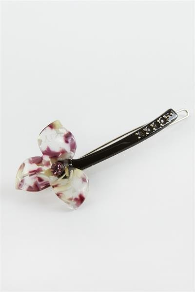 Orkide Çiçek Klipsli Toka