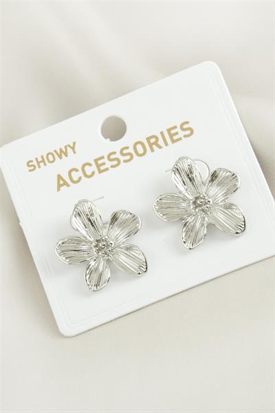 Orkide Trend Metal Küpe