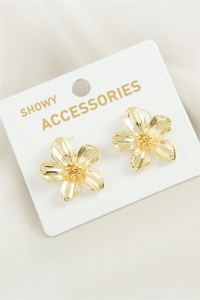 Orkide Trend Metal Küpe