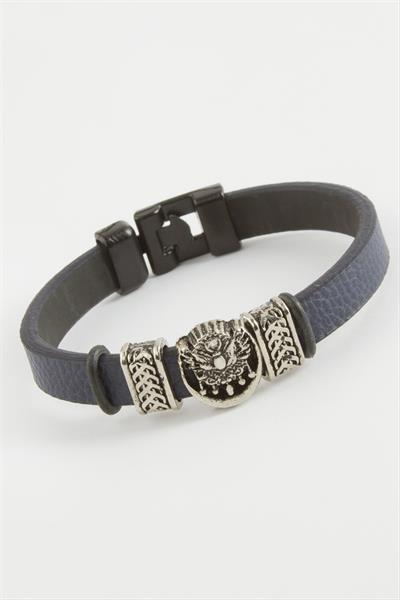 Osmanlı Bayrağı Kaliteli Suni Deri Bileklik