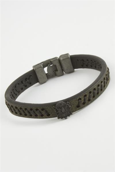 Osmanlı Bayrağı Kaliteli Suni Deri Bileklik