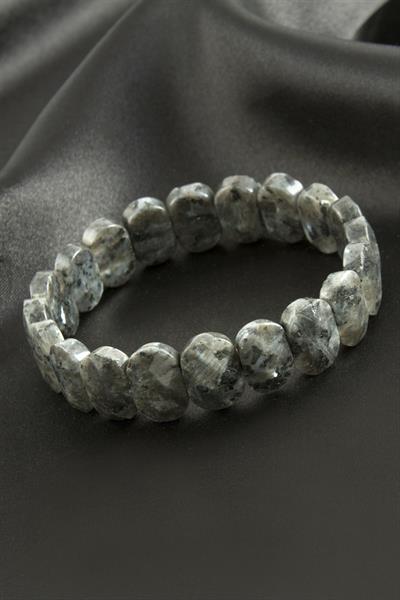 Oval Kesim Akik Doğaltaşlı Bileklik