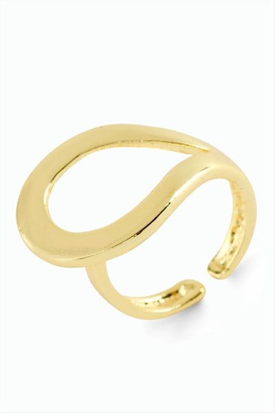 Oval Metal Yüzük